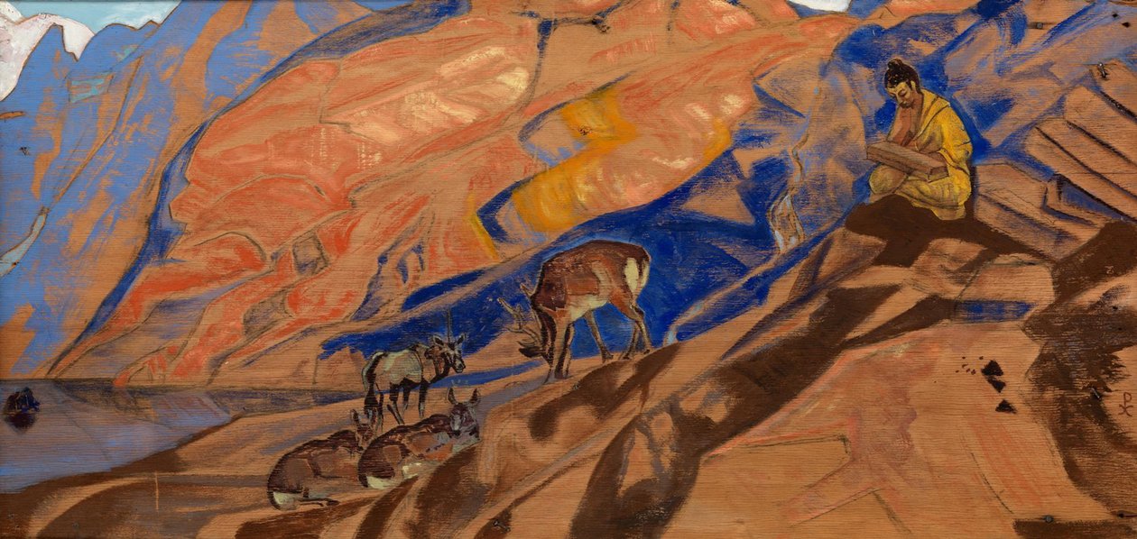 Lärarens kommandon, 1927 av Nikolai Konstantinowitsch Roerich
