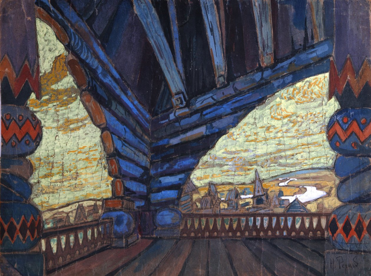 Gulbishche, 1900-tal av Nikolai Konstantinowitsch Roerich