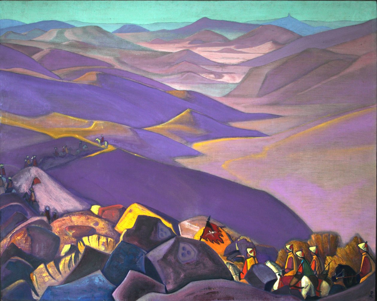 Mongoliet. Djingis Khans kampanj, 1937-1938 av Nikolai Konstantinowitsch Roerich