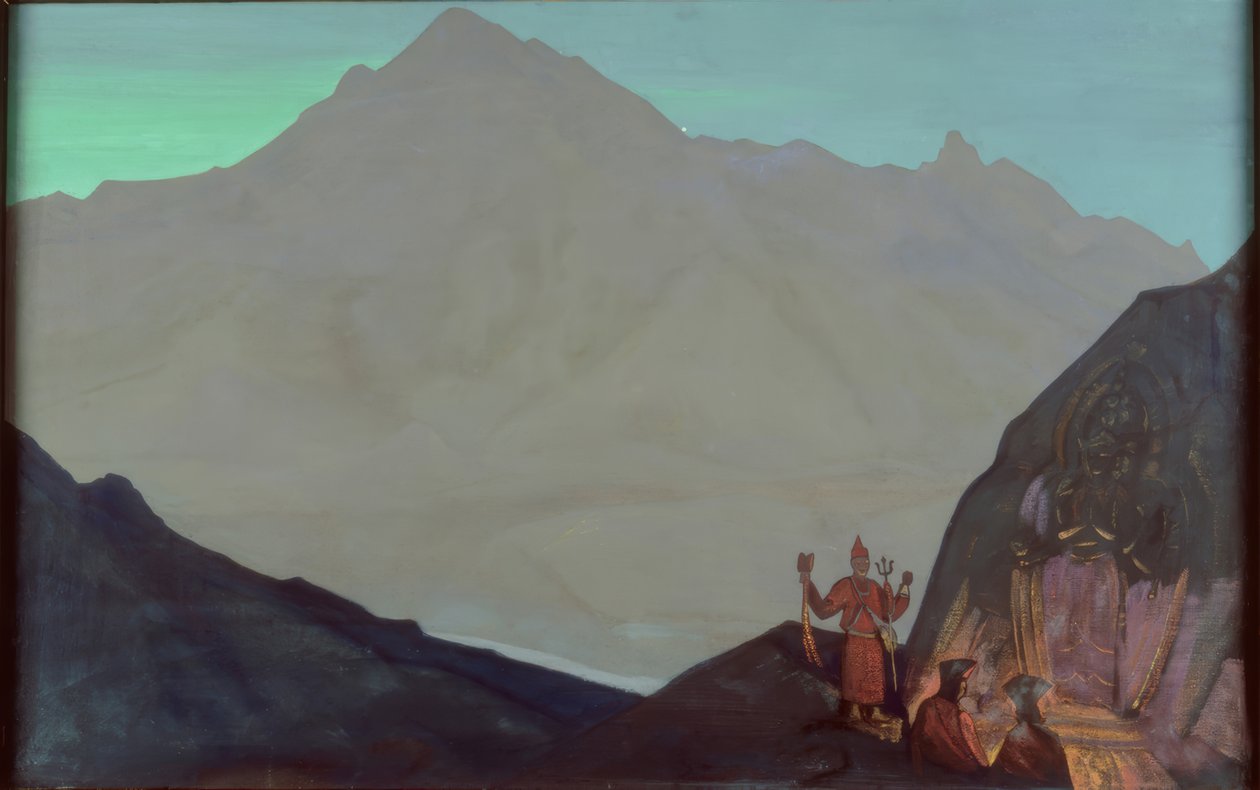 N.K.Roerich, Chenrezig, Västra Tibet av Nikolai Konstantinowitsch Roerich