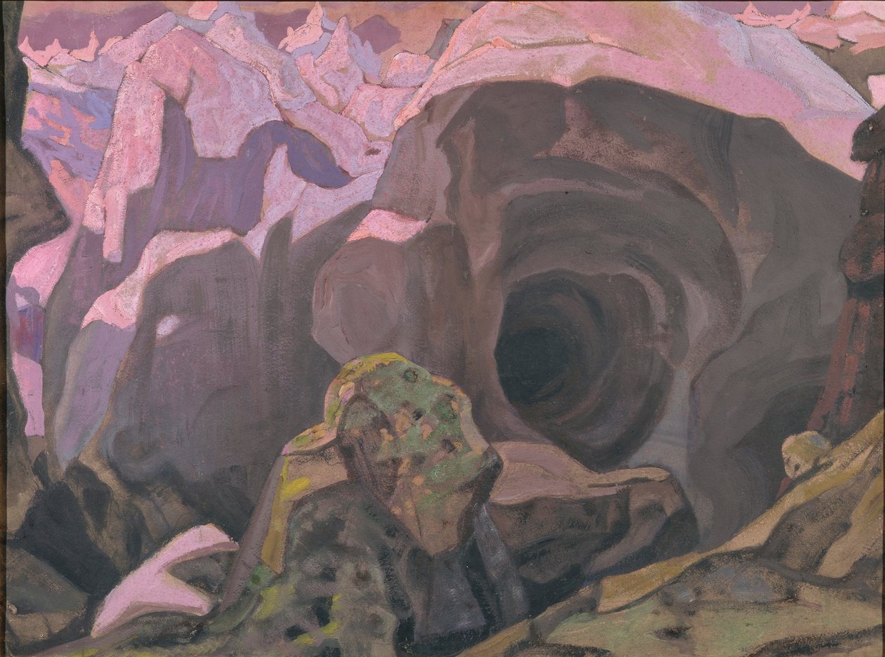 Rondane. Scenografi till teaterpjäsen Peer Gynt av H. Ibsen, 1911 av Nikolai Konstantinowitsch Roerich