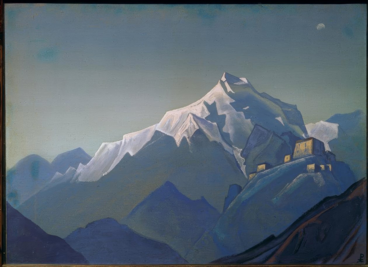 Tibet. Ett kloster av Nikolai Konstantinowitsch Roerich