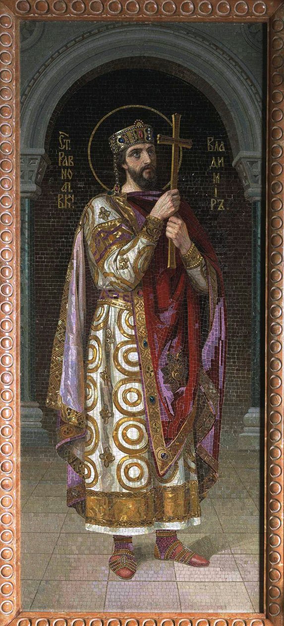 Saint Vladimir av Kiev, 1900-talet. av Nikolai Kornilovich Bodarevsky