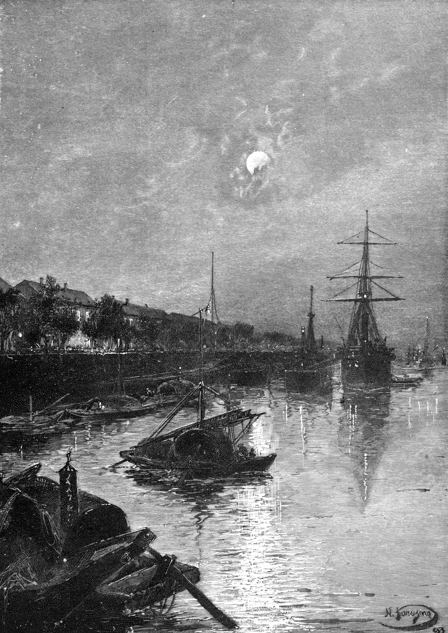 Kajen i Hankou, 1893 av Nikolai Nikolaevich Karazin