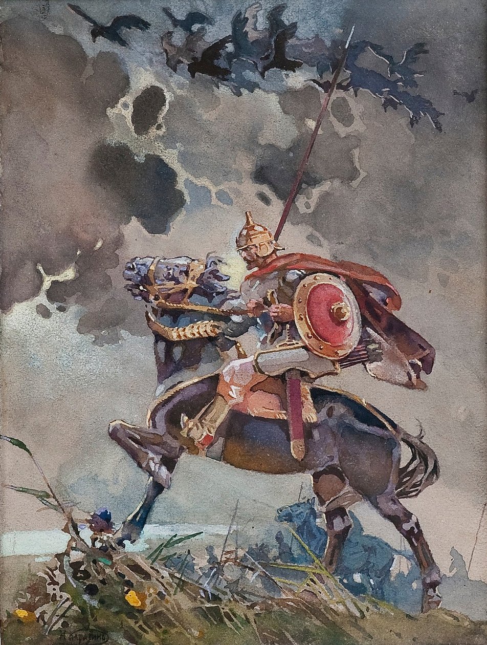 Ryttare av Nikolai Nikolayevich Karasin