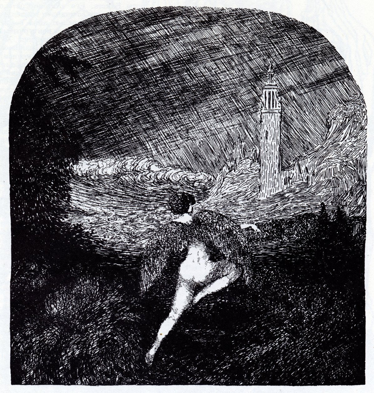 Romantik. Symbolistisk tidskrift Vesy The Balance, 1905 av Nikolai Petrovich Feofilaktov