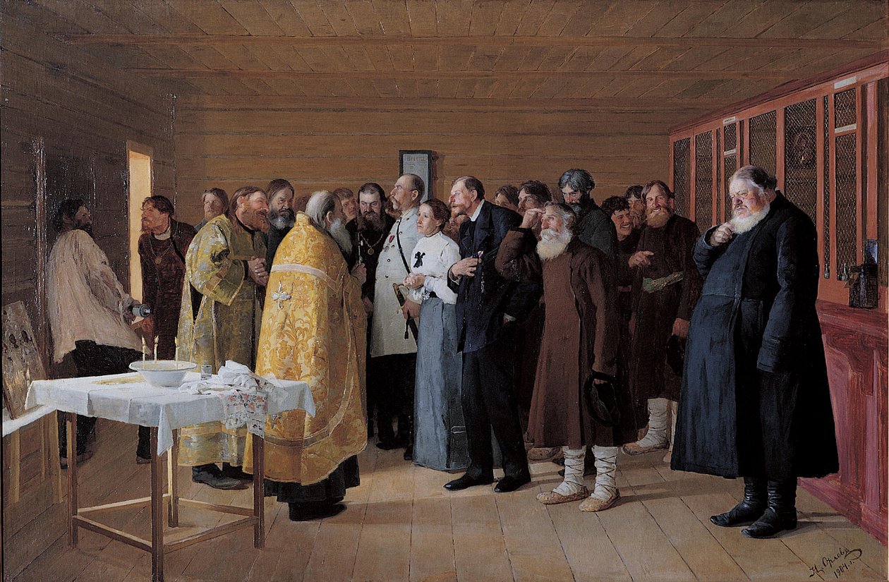 Invigningen av vodkabutiken, 1904 av Nikolai Vasilievich Orlow