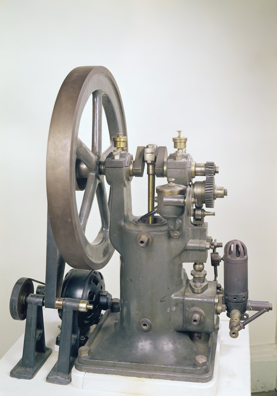Förbränningsmotor, 1876 (blandade media) av Nikolaus Otto