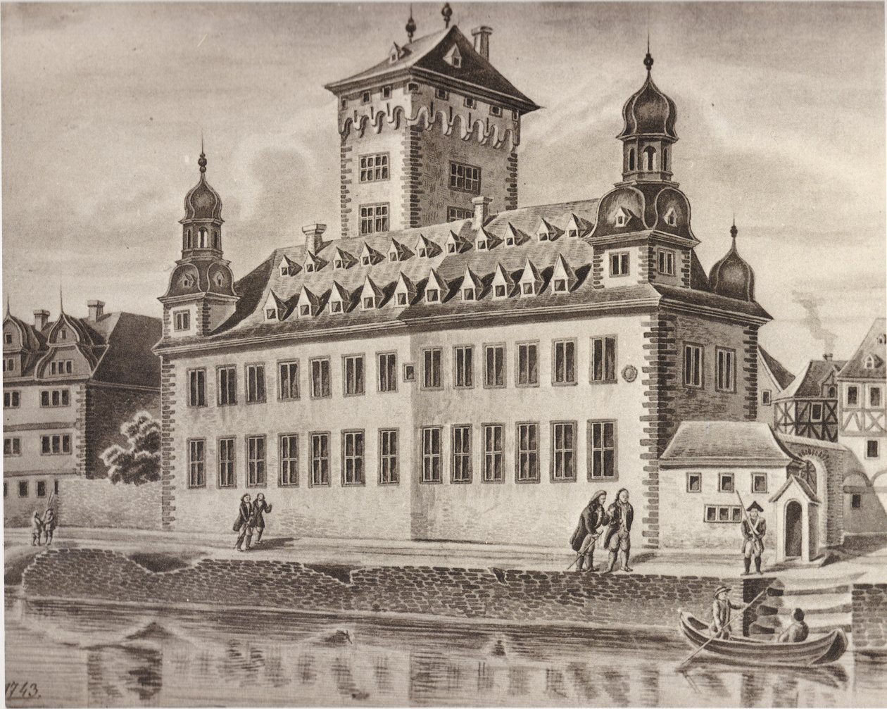 Die Kurfürstliche Burg im Zustand vor 1811 av Nikolaus Schlad