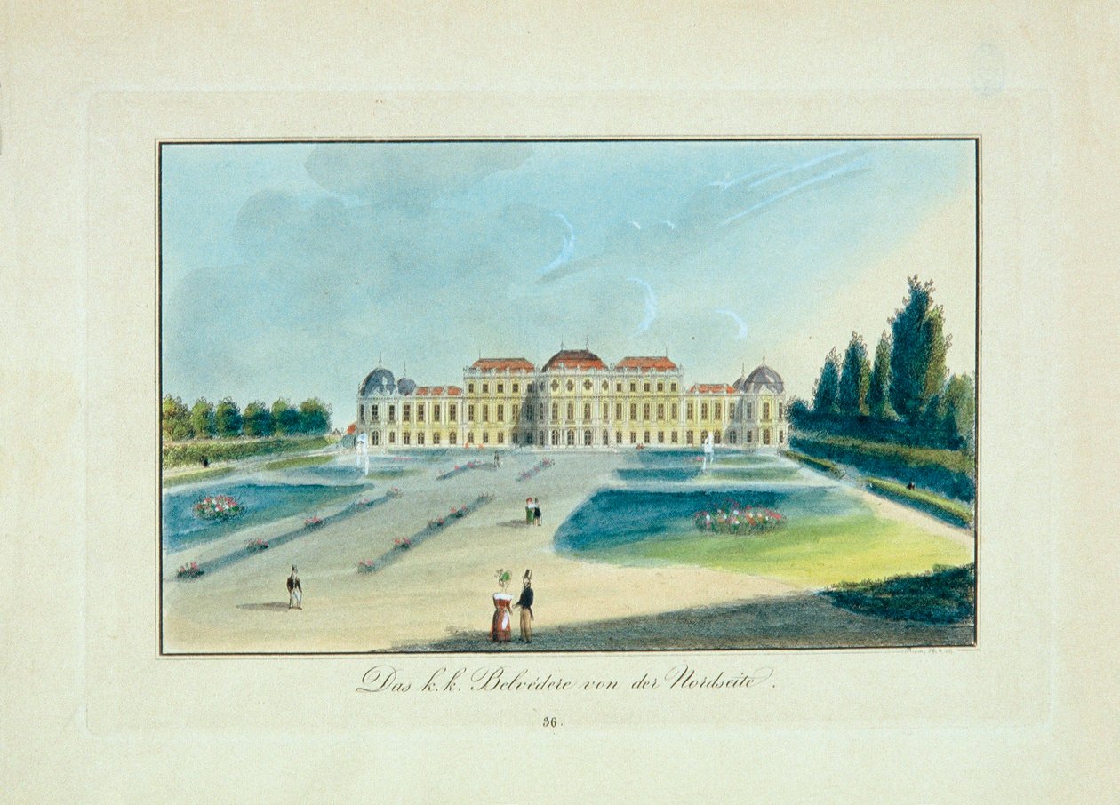Upper Belvedere från norra sidan av Nikolaus Reim
