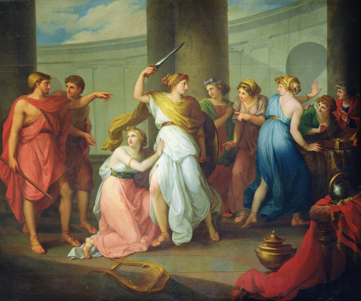 Achilles erkänd, 1799 av Nikolay Ivanovich Argunov