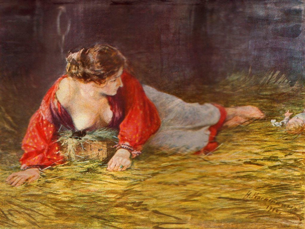 Wet-nurse av Nikolaj Alekseevich Kasatkin