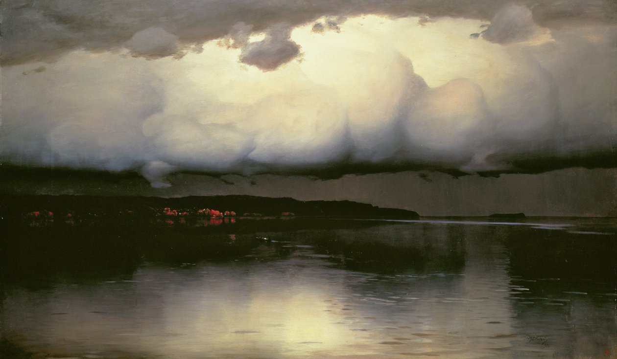 Det blev tyst, 1890 av Nikolay Nikanorovich Dubovskoy
