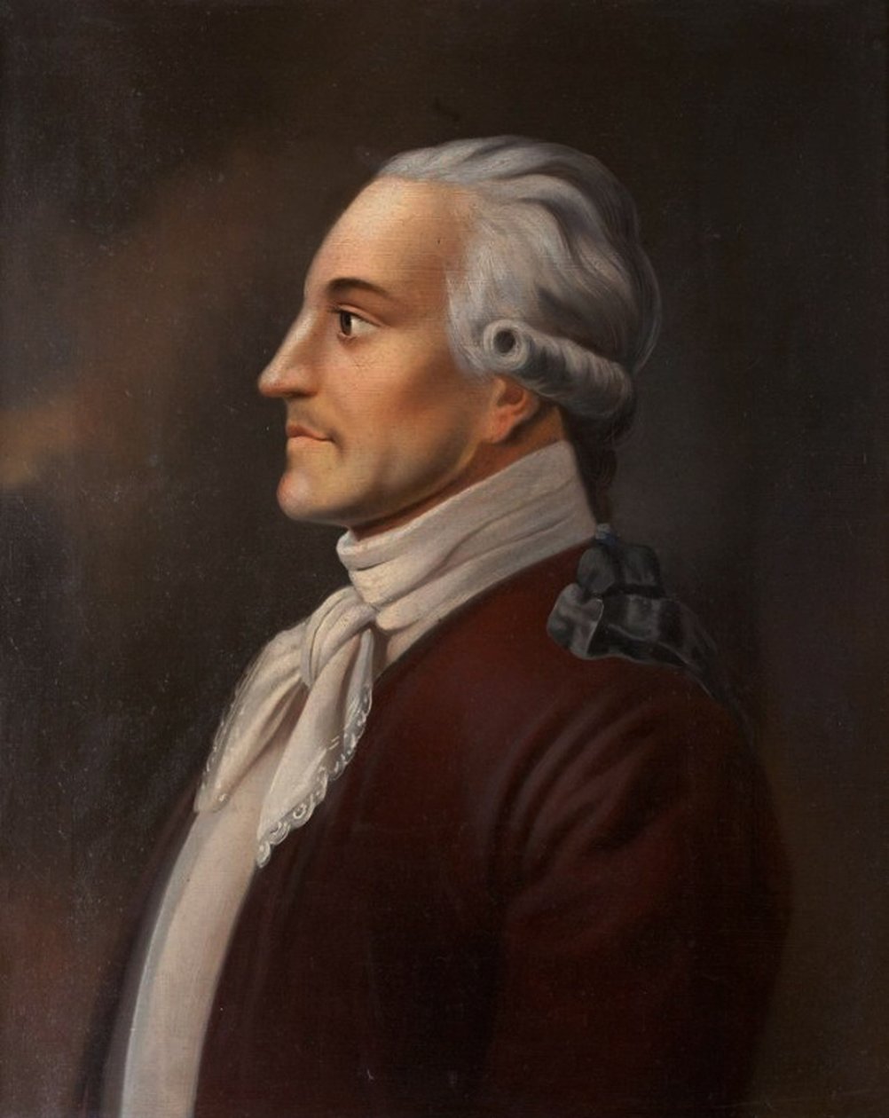 Porträtt av poeten Yakov Knyazhnin 1742-1791, 1854-1858 av Nikolay Ivanovich Polivanov