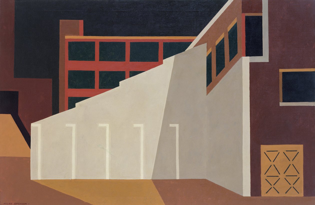 Klockfabriken av Niles Spencer