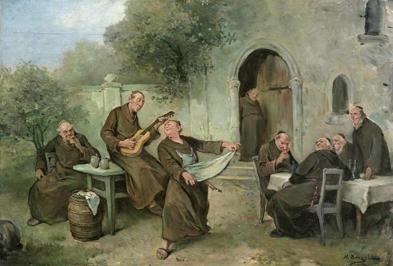 Balett (olja på duk) av Nils Bergslien