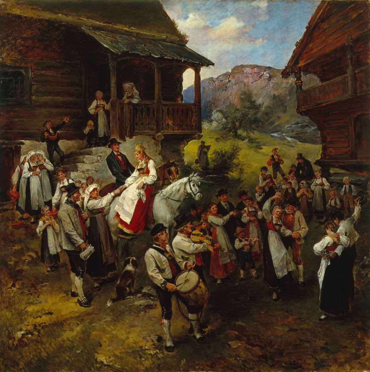 Bröllopsgården av Nils Bergslien