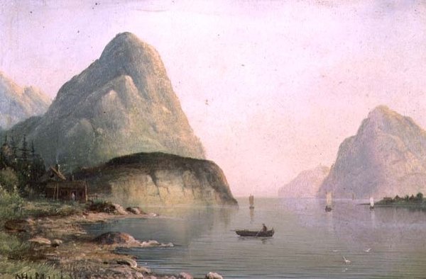 En fjordscen av Nils Hans Christiansen