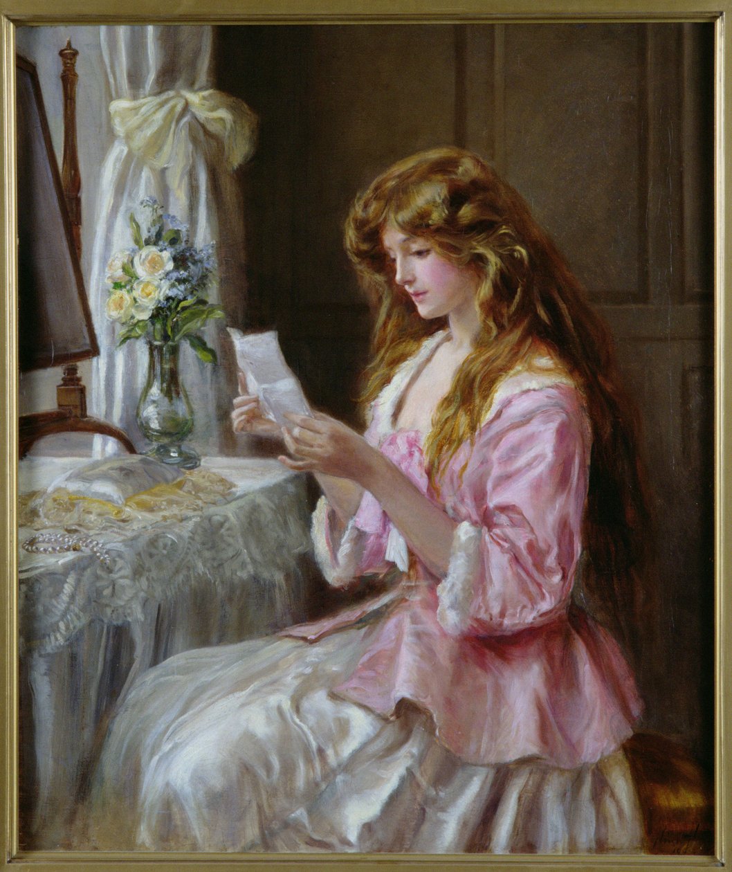 Kärleksbrevet, 1904 av Nina Hardy
