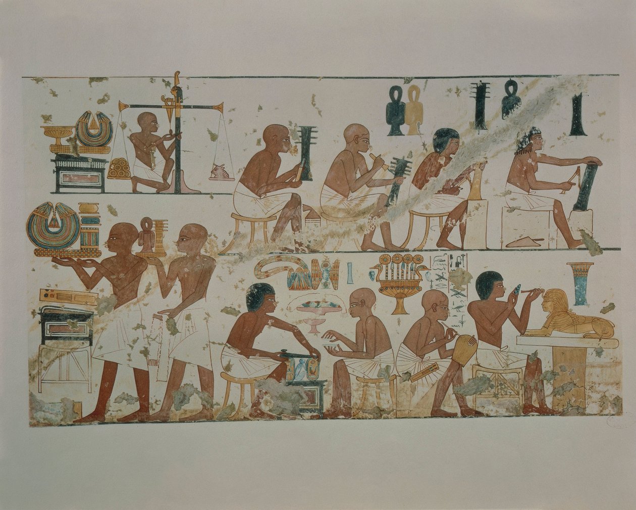 Forntida egyptiskt måleri av Nina M. Davies av Nina de Garis Davies