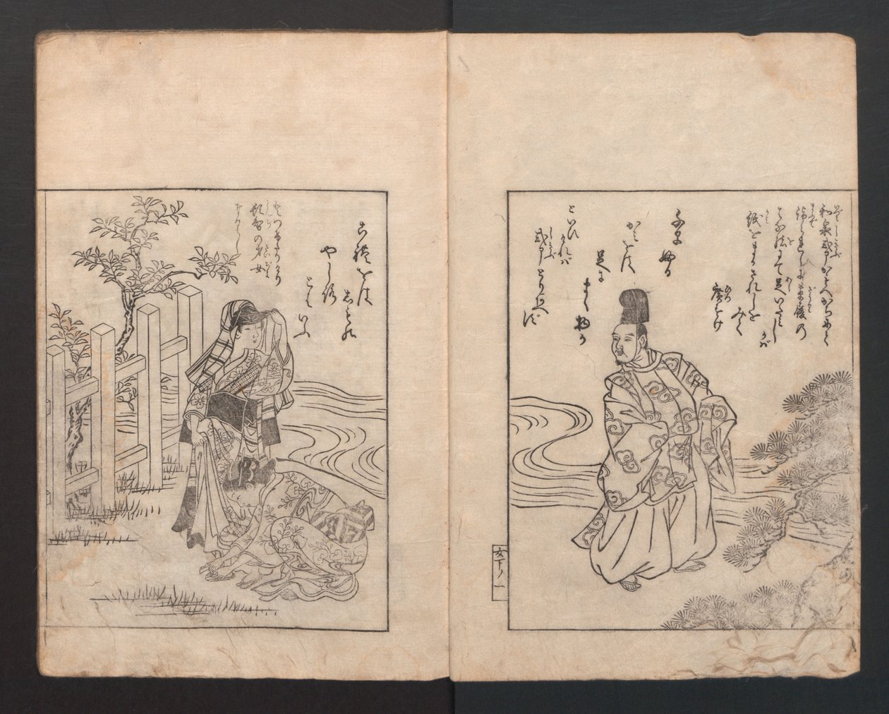 Bilderbok: Camellia Ehon Himetsubaki, 1745., 1745. av Nishikawa Sukenobu