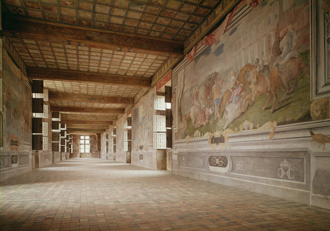Scener från Aeneiden i Salle des Gardes av Noel Jallier