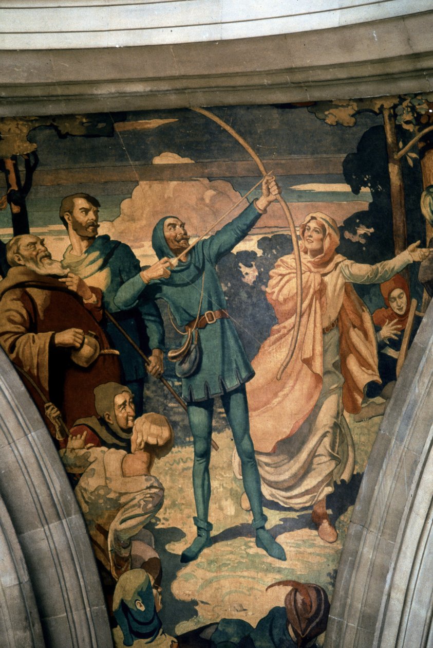 Robin Hood och hans älskarinna Mariam av Noel Denholm Davies