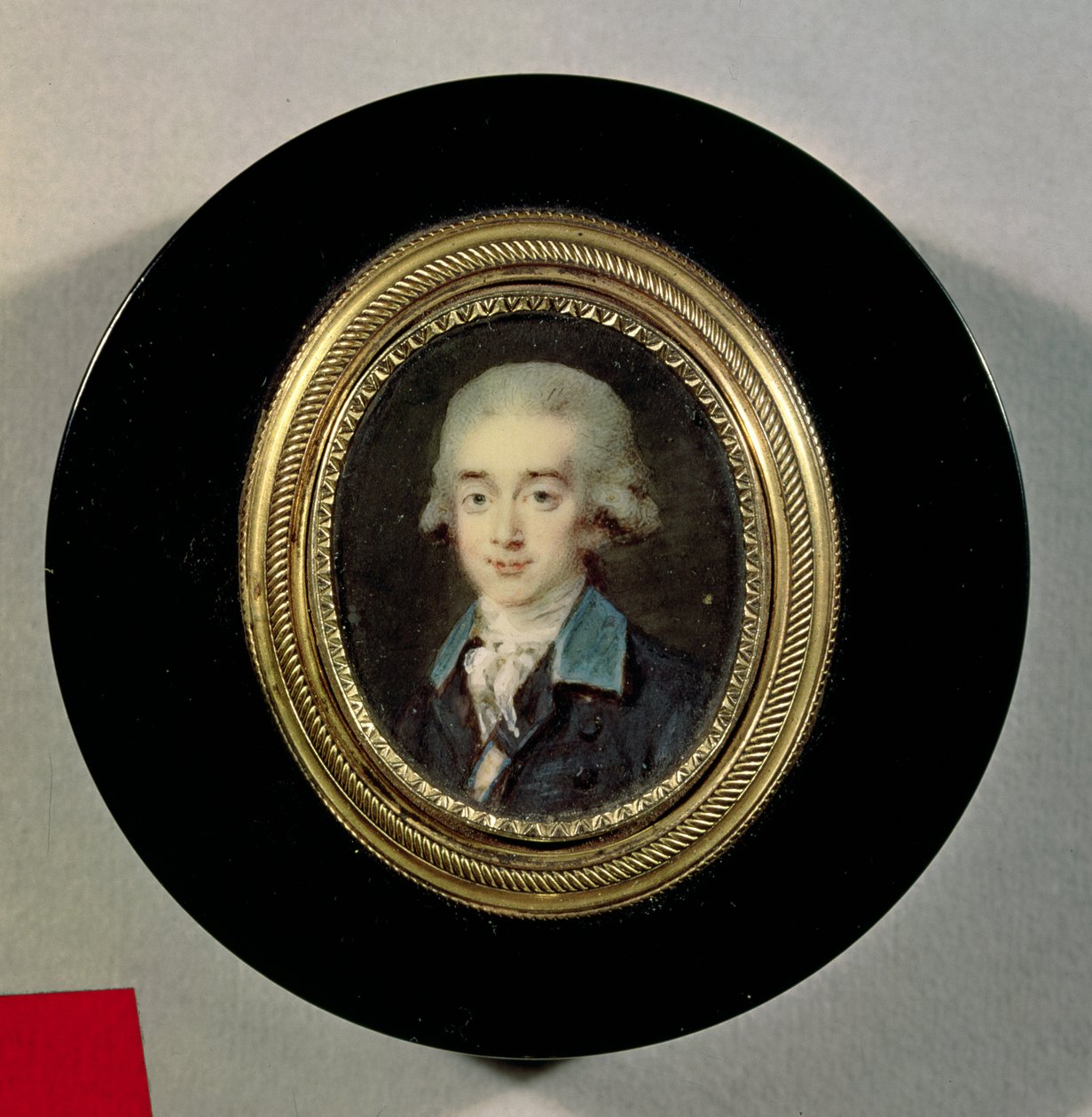 Porträtt miniatyr av greve Hans Axel von Fersen (1755-1810) av Noel Halle