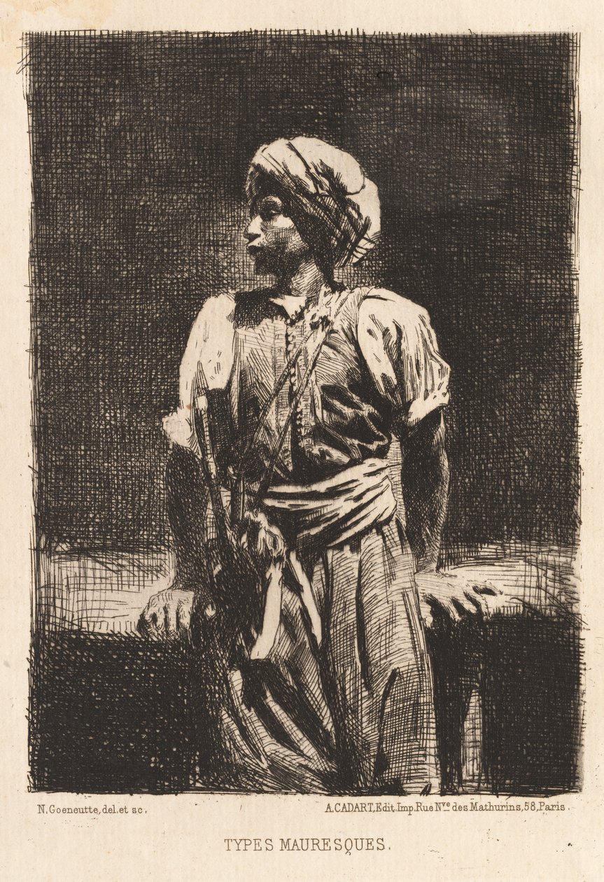 Moriska typer, 1875. av Norbert Goeneutte