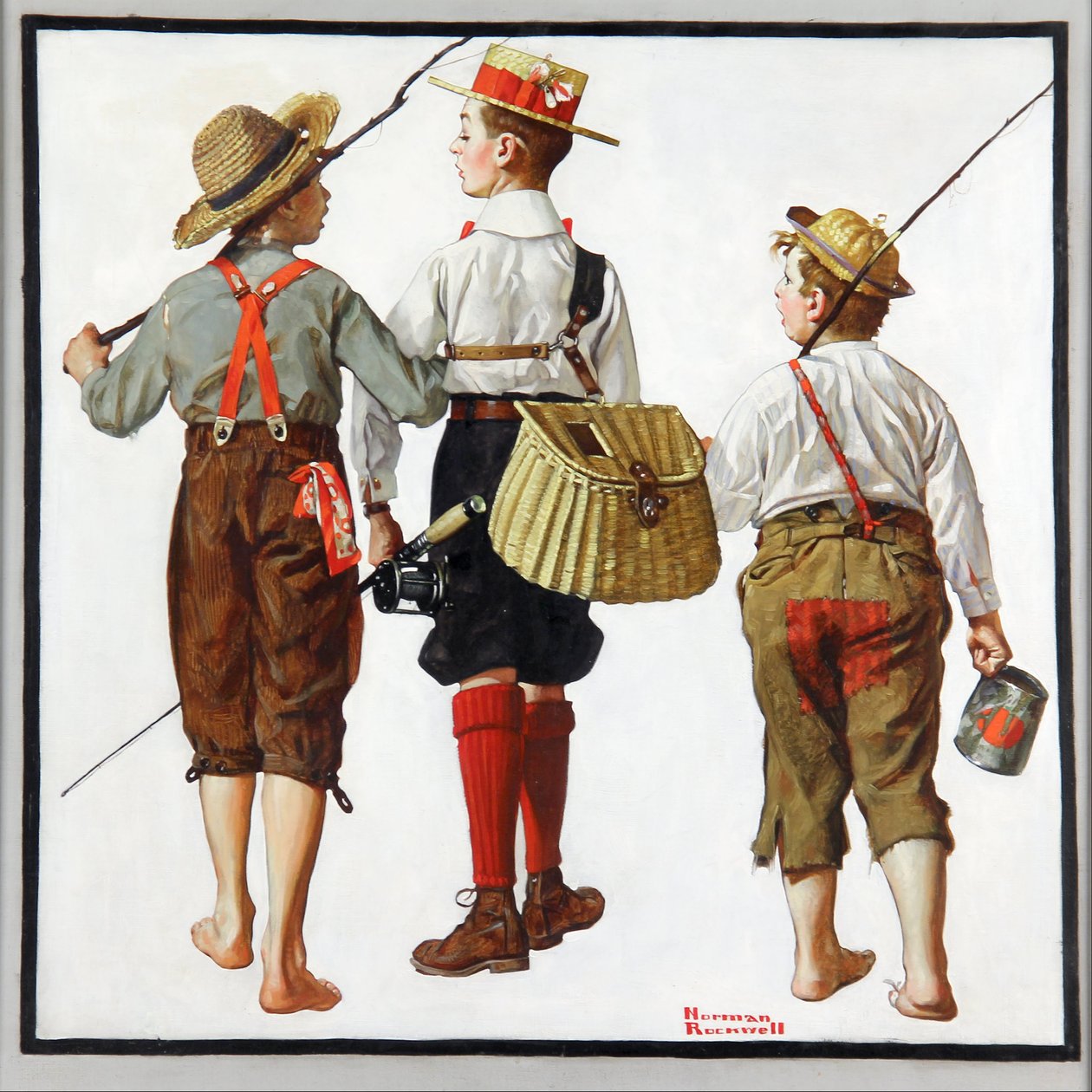 Fisketur, de kommer tillbaka nästa vecka av Norman Rockwell