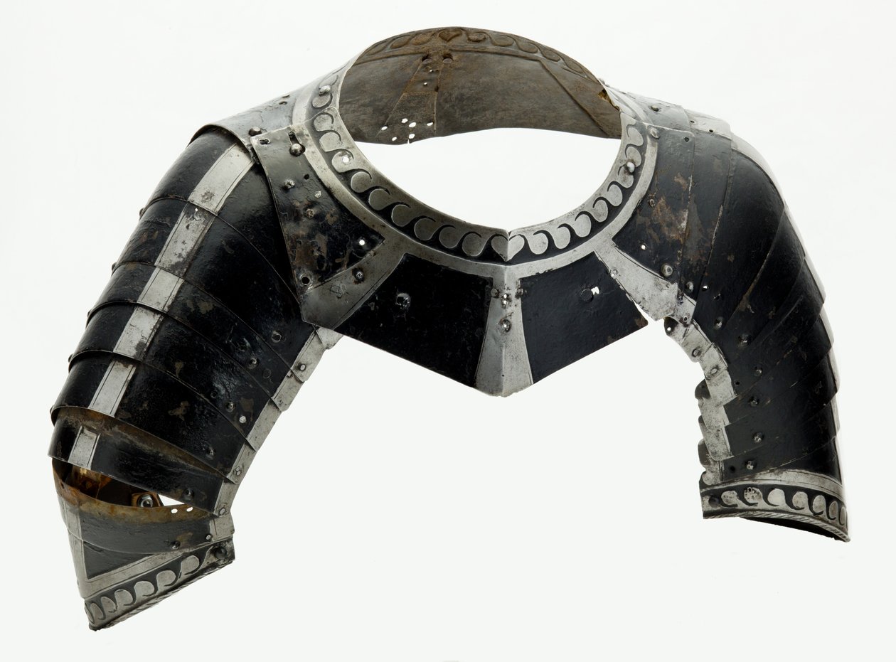 Almain Collar, c.1580 (målat stål med modernt läder) av North German School