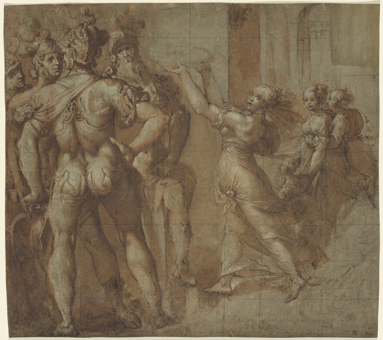 Salome med Johannes Döparens huvud av Northern Italian 16th Century