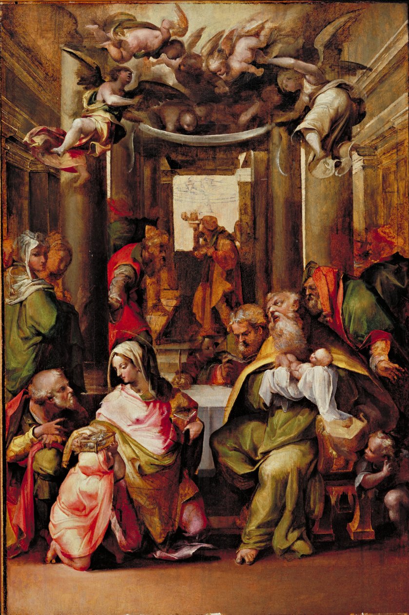 Presentationen i templet, c.1567 av Nosadella