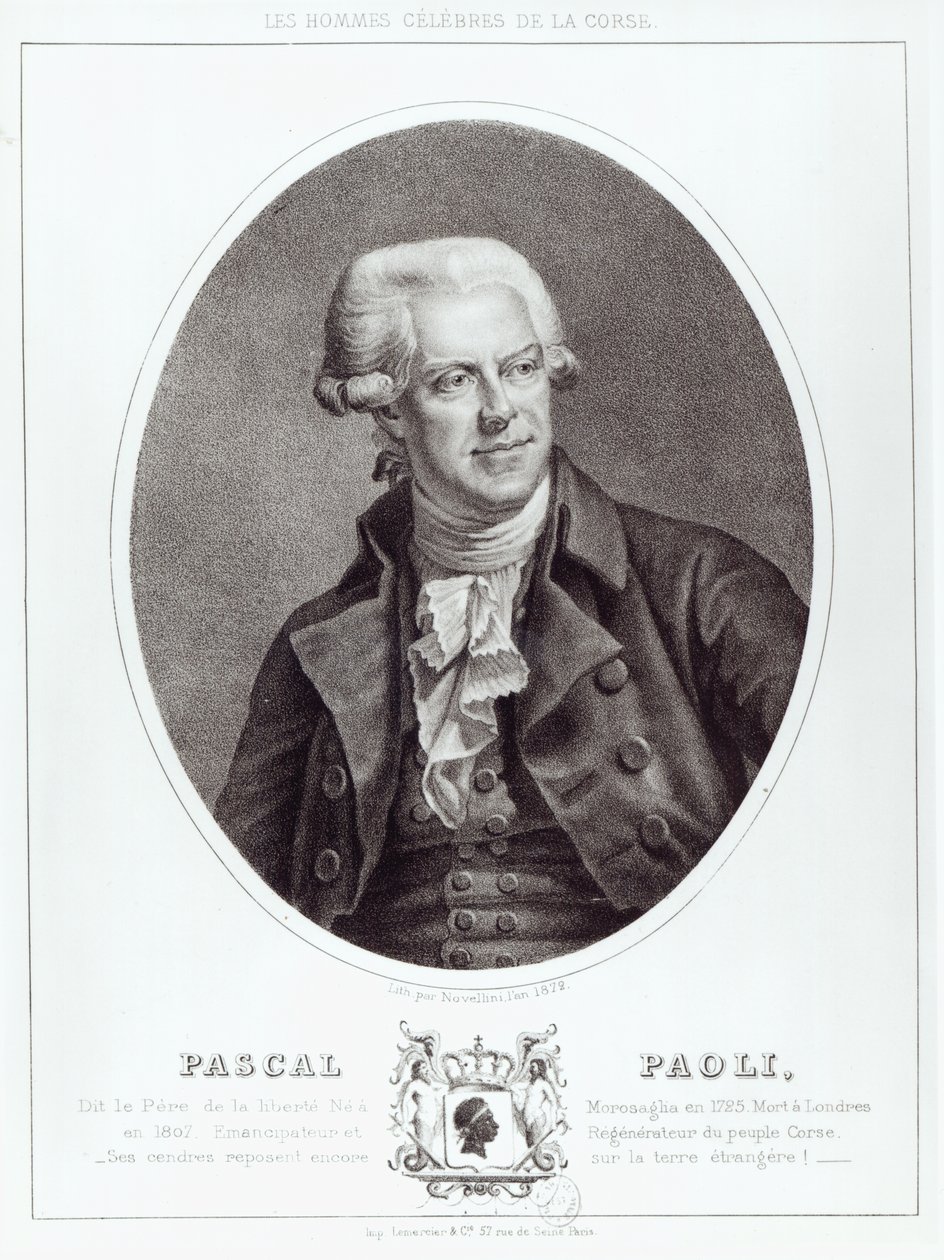 Pascal Paoli, 1872 av Novellini