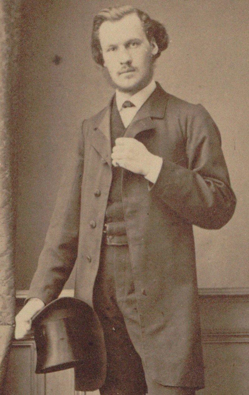 Porträtt av kompositören Charles Lenepveu 1840-1910, 1870. av Numa Blanc