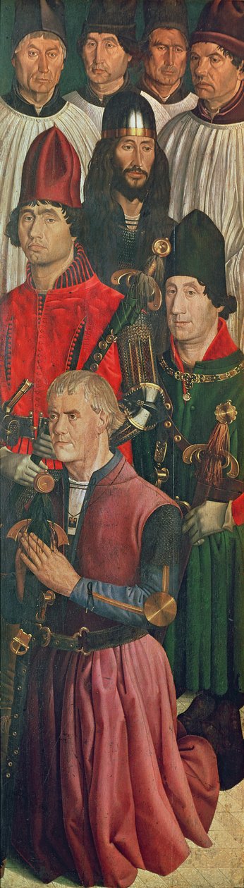 Riddarnas panel, från Polyptyken av St. Vincent, c.1465 av Nuno Goncalves or Gonzalvez