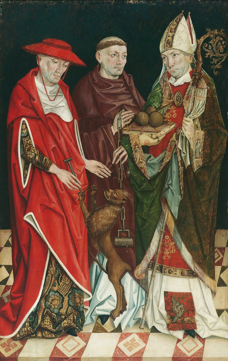 Helvete Jerome, Leonard och Nicholas av Oberösterreichischer Maler