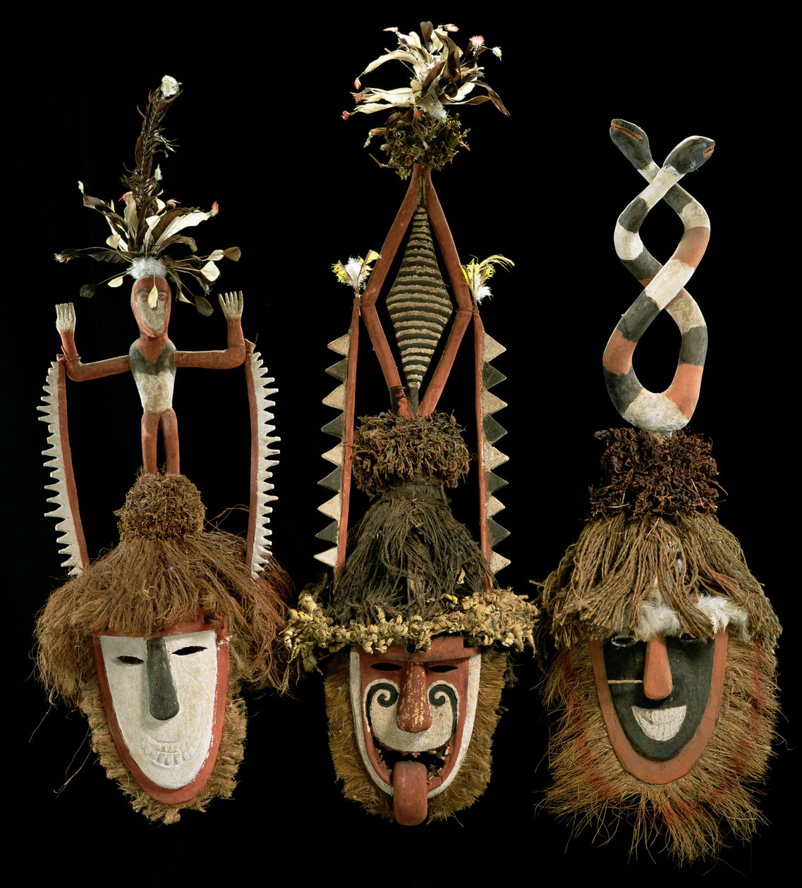 Dansmasker, Tolai, New Britain av Oceanic