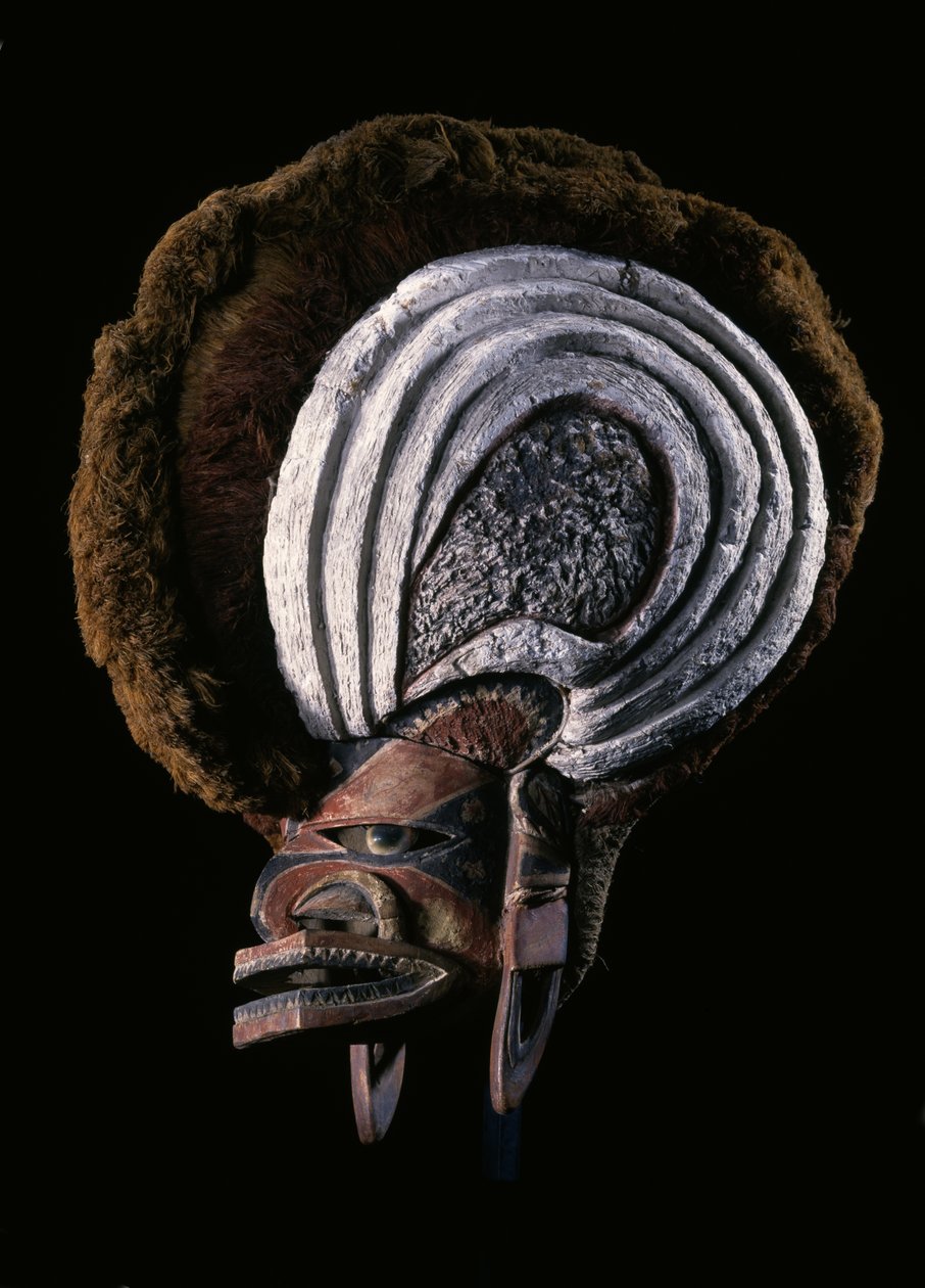 Hjälmmask (ansikte), Northern New Ireland, Papua New Guinea av Oceanic Oceanic
