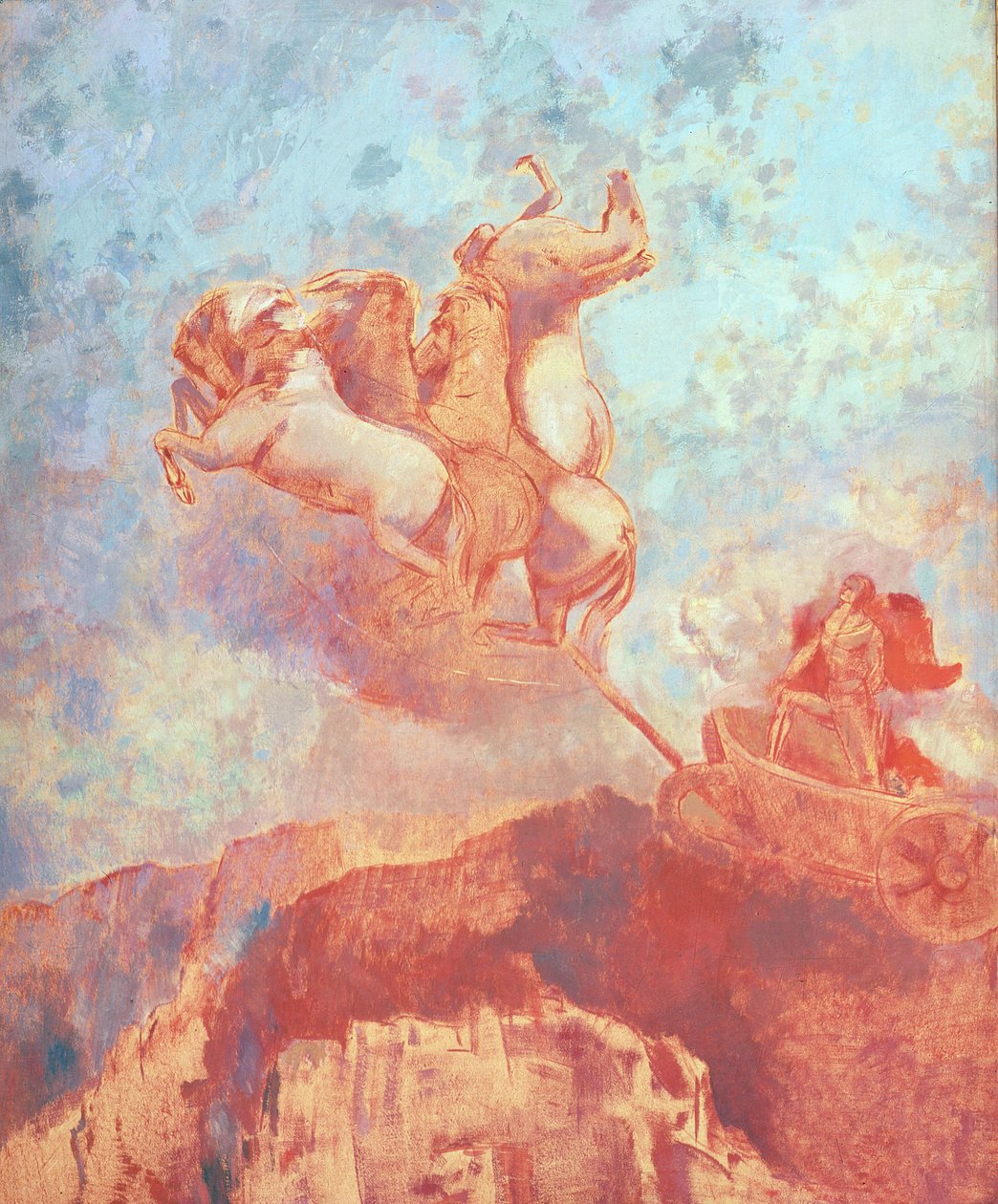 Apollos vagn, ca 1908 av Odilon Redon