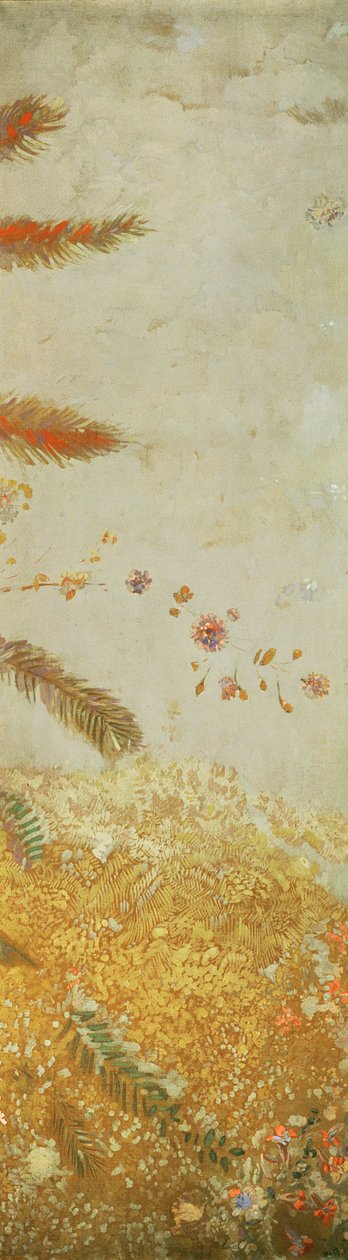 Dekorativ panel, en av fem designade för Ernest Chausson, 1902 (olja och gouache på duk) av Odilon Redon