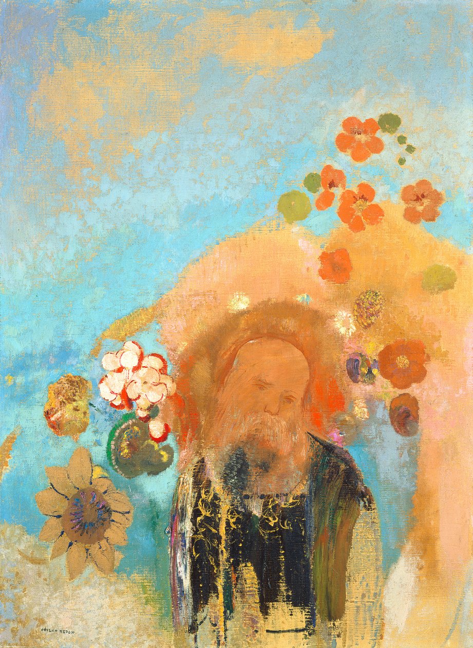 Evokation av Roussel, ca 1912 av Odilon Redon