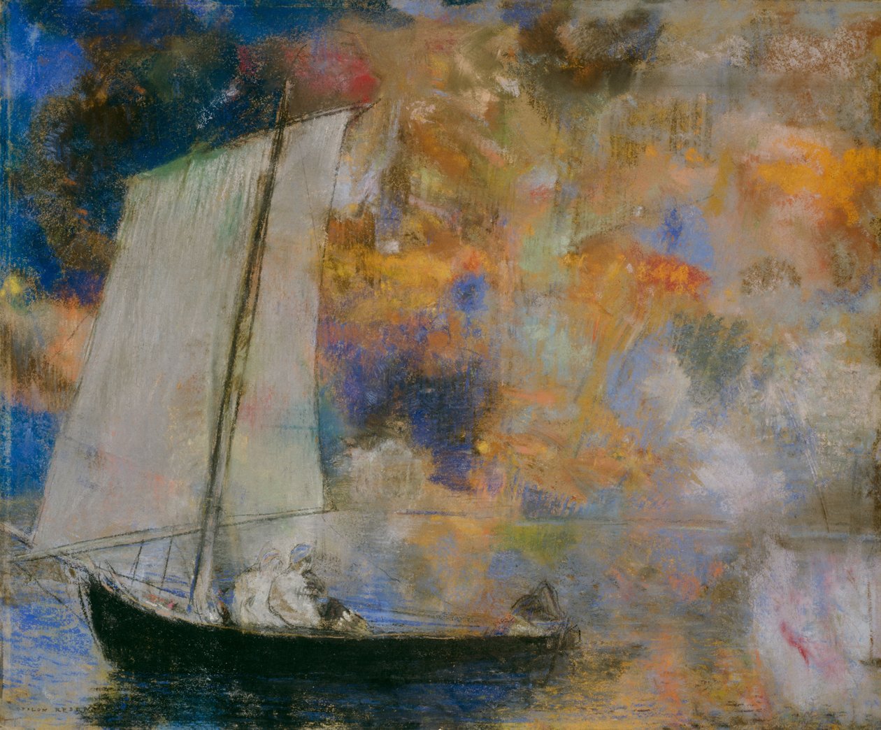 Flower Clouds av Odilon Redon