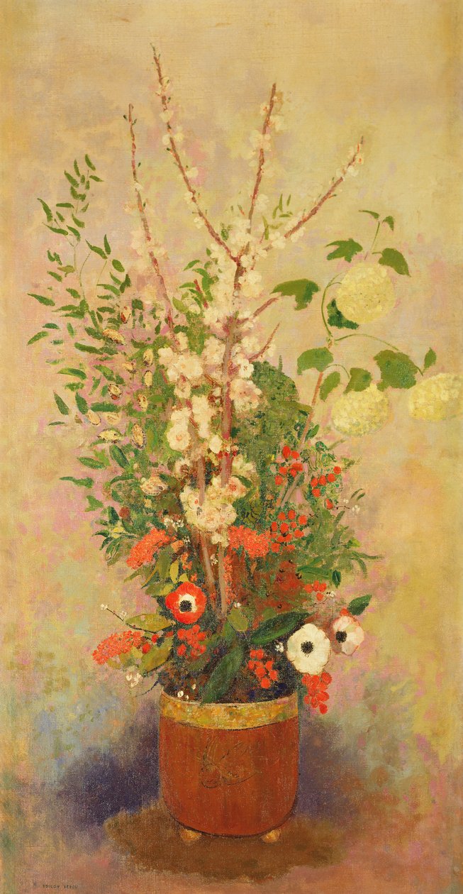 Blommor, c.1905-6 av Odilon Redon