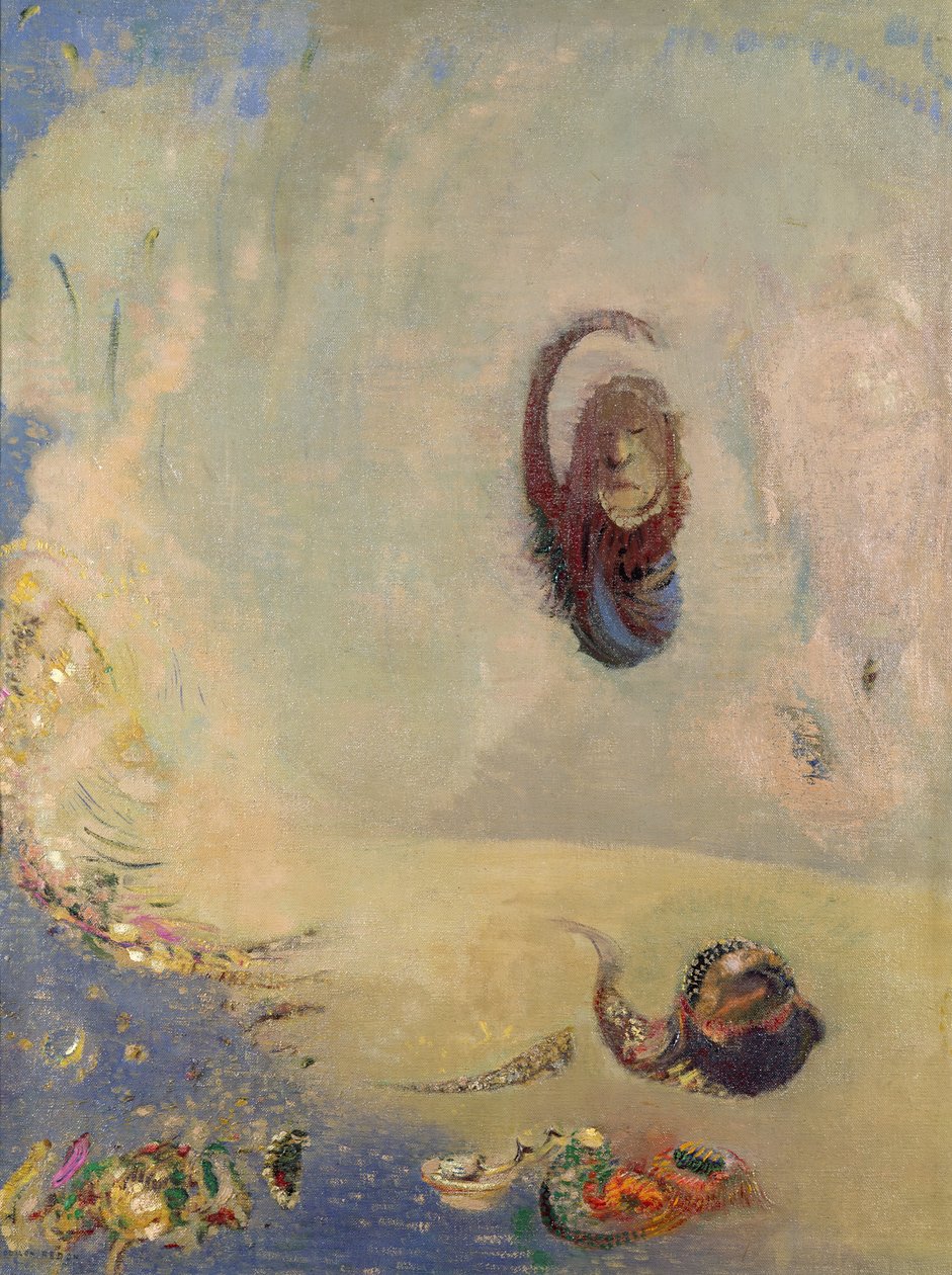 Oannes, ca 1910 av Odilon Redon