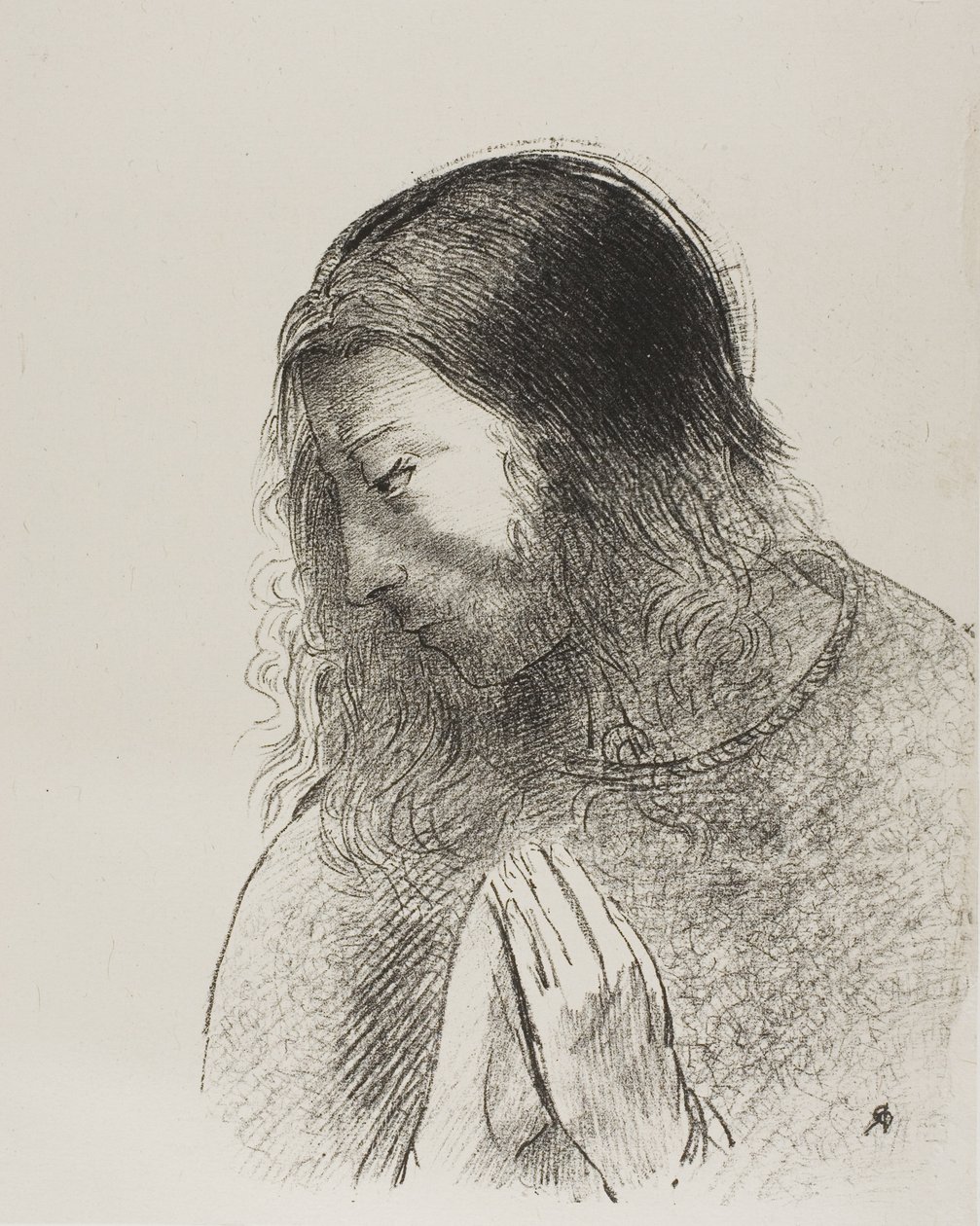Och jag John såg dessa saker och hörde dem, plåt 12 av 12 av Odilon Redon