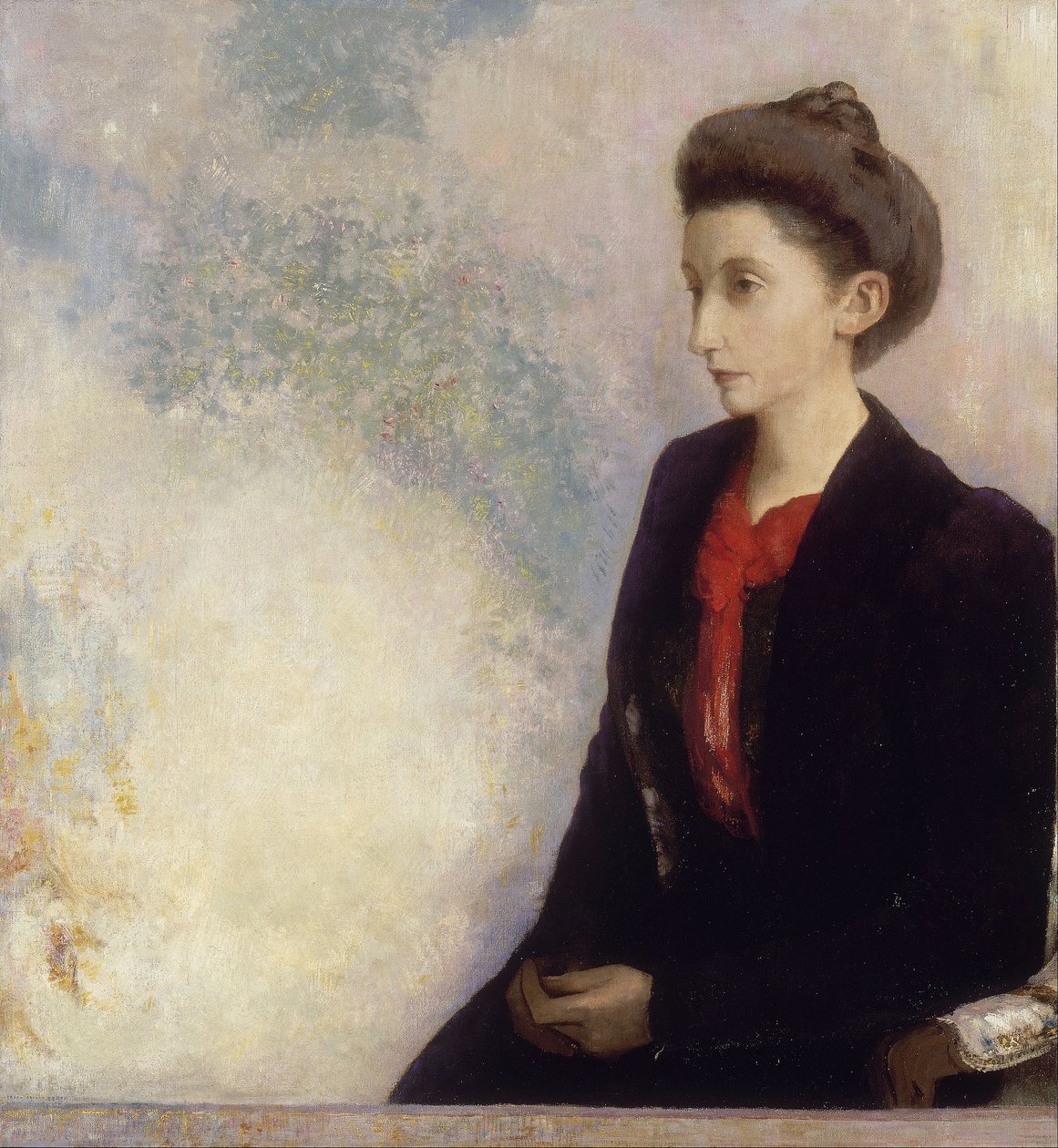 Baronessan Robert de Domecy av Odilon Redon