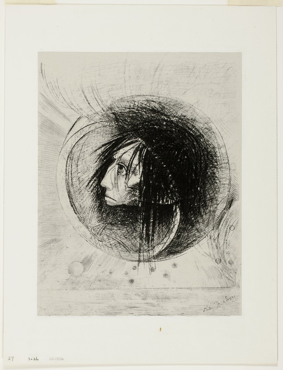 Blossoming, tallrik ett från In Dreams av Odilon Redon