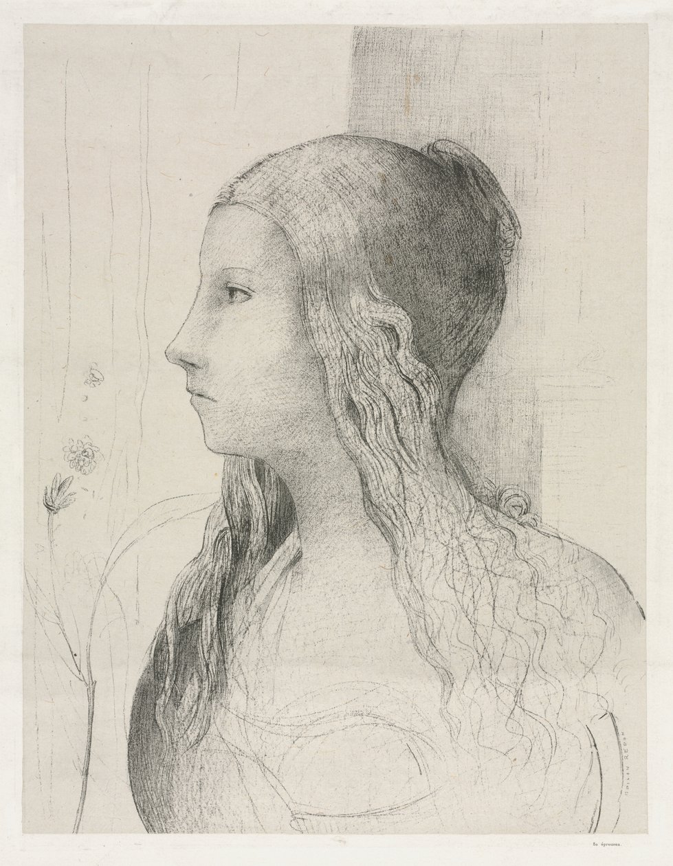 Brünnhilde i Twilight of the Gods av Odilon Redon