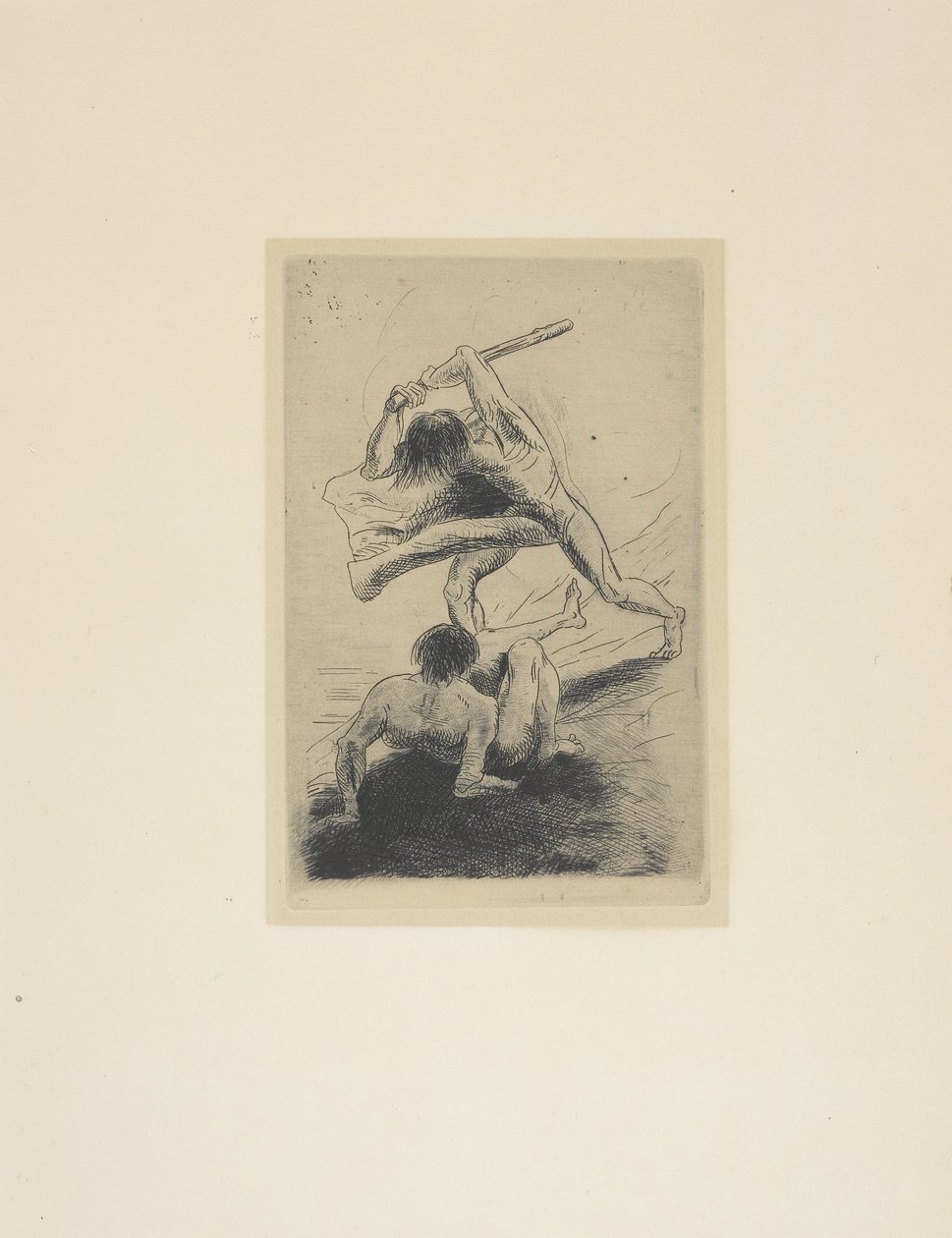 Kain och Abel av Odilon Redon